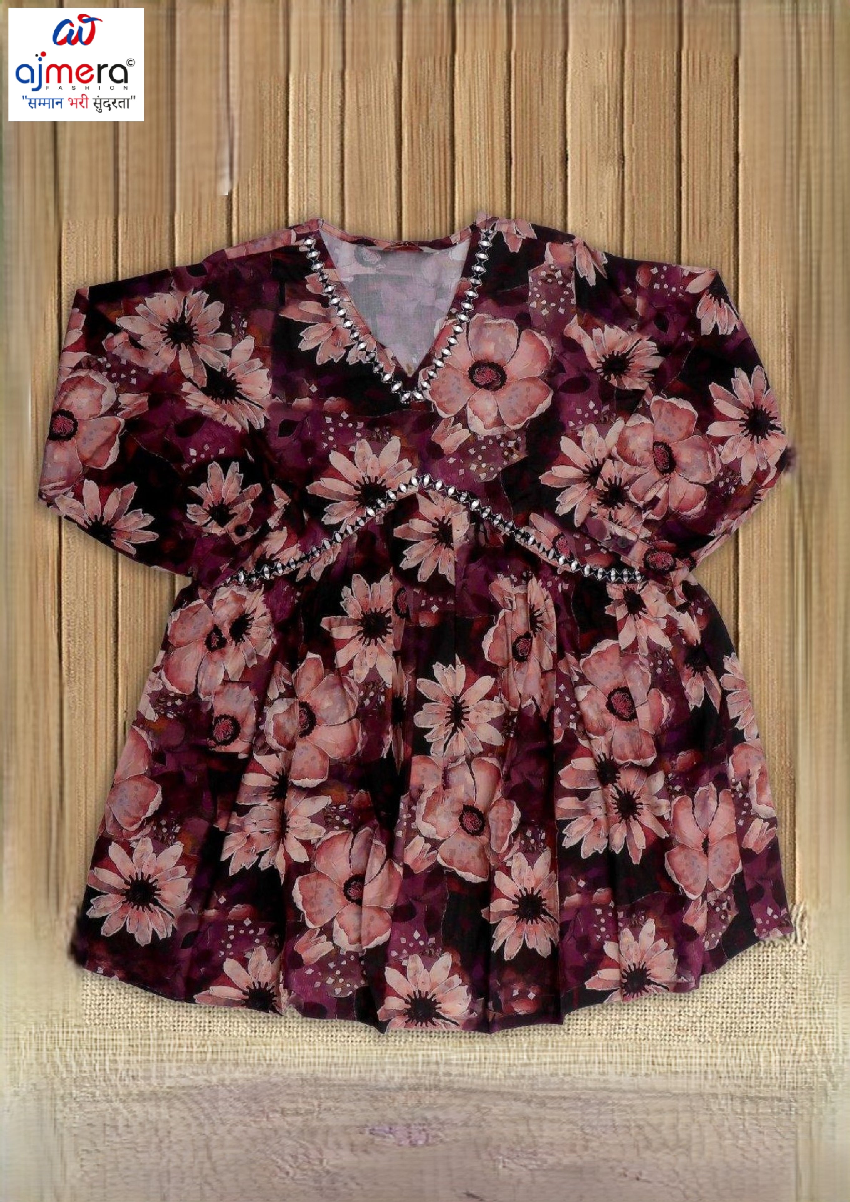 Designer Digital Print Kurti for Women | ASH-DIGITAL TOP