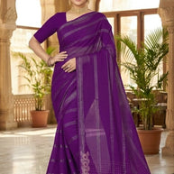 Dyed Matching Saree Dealer without Blouse for Premium Ethnic and Traditional Wear | KAVI-TOUCH