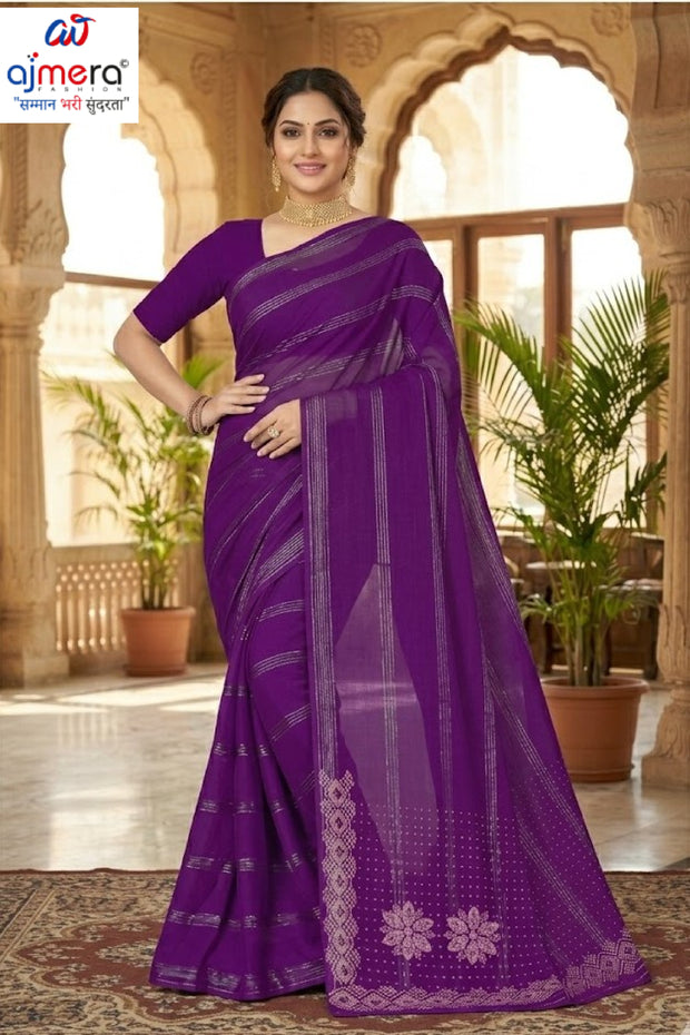Dyed Matching Saree Dealer without Blouse for Premium Ethnic and Traditional Wear | KAVI-TOUCH