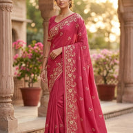 Graceful Printed Saree with Blouse Piece for Modern Ethnic Fashion | SSR-BUGGATTI