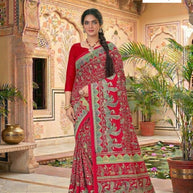 Classic Printed Saree without Blouse for Timeless Traditional Style  | GLC-KALASH