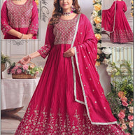 Wholesale Gown in Surat Designer Georgette Gown for Women | KTX-4783-L