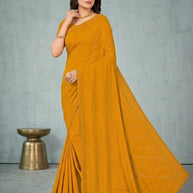 Fandy Factory Rate Dyed Matching Saree with Blouse Piece for Premium Ethnic and Traditional Wear | RAL-SHRIVALLI