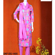 Designer Kurti Pant Dupatta Set for Women | DKF-DG-1405