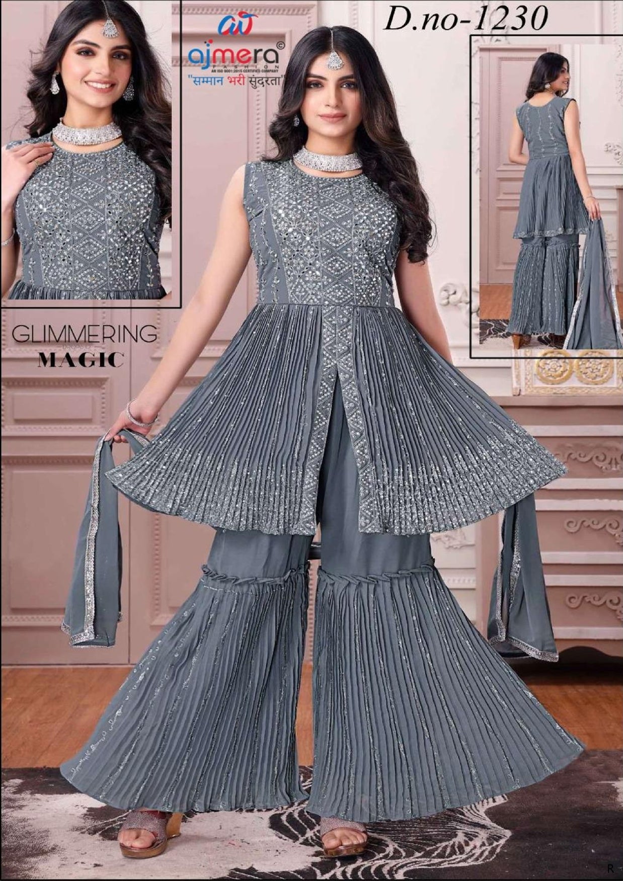 Designer Party Wear Gown for Women – Elegant Modern Fit | KLN-1230