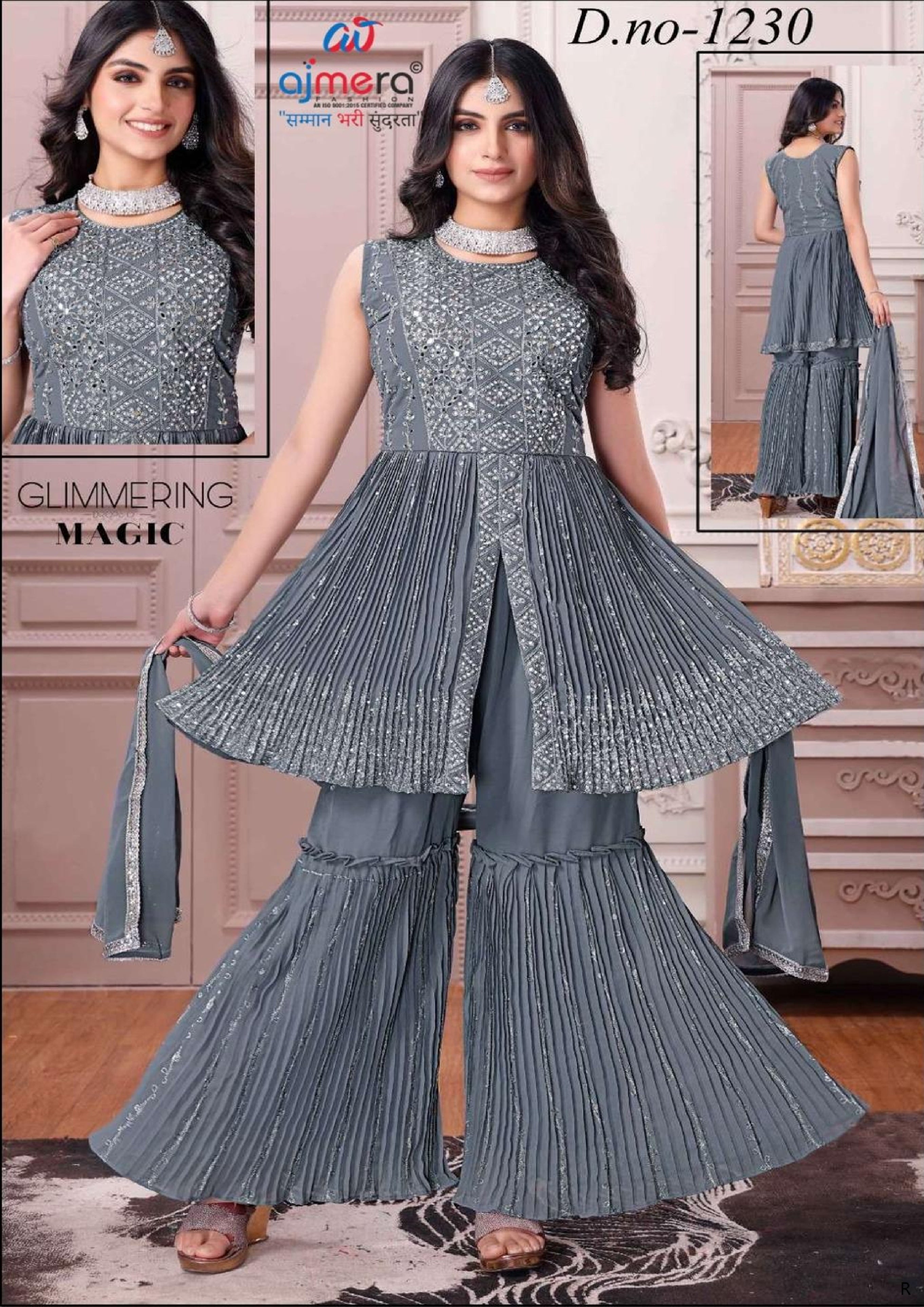 Designer Party Wear Gown for Women – Elegant Modern Fit | KLN-1230