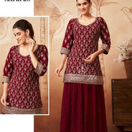Designer Georgette Gown for Women | JNX-SIMAR20-L