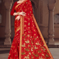 Wholesale Cotton Saree with Without Blouse for Premium Ethnic and Traditional Wear | MSS-SHIV SAM SUNG