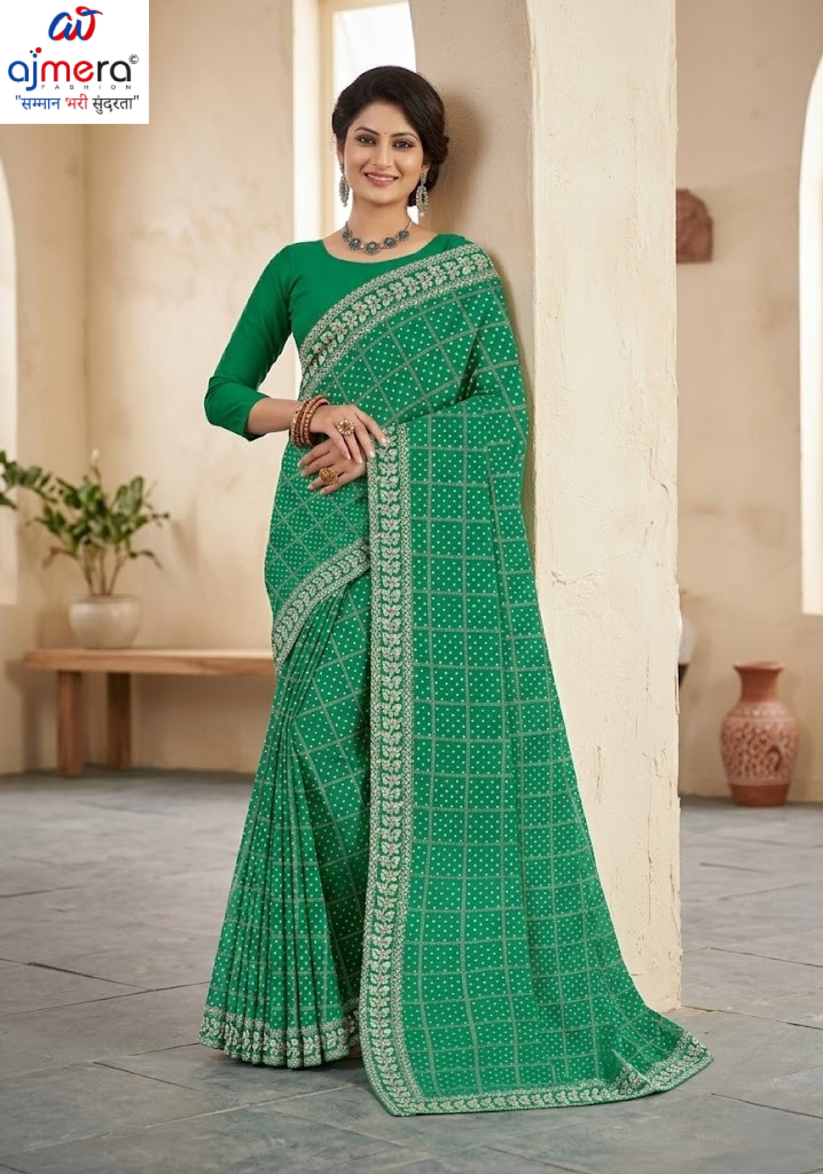 Beautiful Printed Saree with Blouse Piece for Cultural Celebrations  | TD-MAKKHAN MALAI