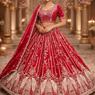 Fancy Beads Work Lehenga Choli Manufacturer Supplier Exporter|ADD-BEST OF LUCK