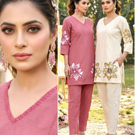 Designer Co-Ord Kurti Set for Women | SHP-CHERRY