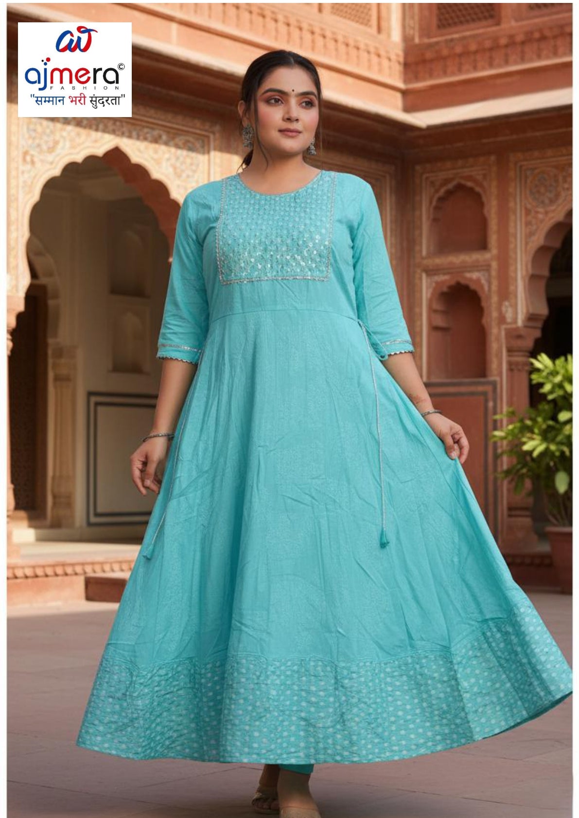 Designer Plus Size Cotton Kurti for Women | JNF-KALI KURTI COTTON BIG