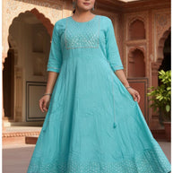 Designer Plus Size Cotton Kurti for Women | JNF-KALI KURTI COTTON BIG