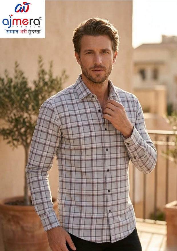 Mens Shirt Manufacturer India for Retailers | NSE-AJ114
