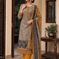 Premium Pure Viscose Unstitched Suit Set | VAS-KONICA