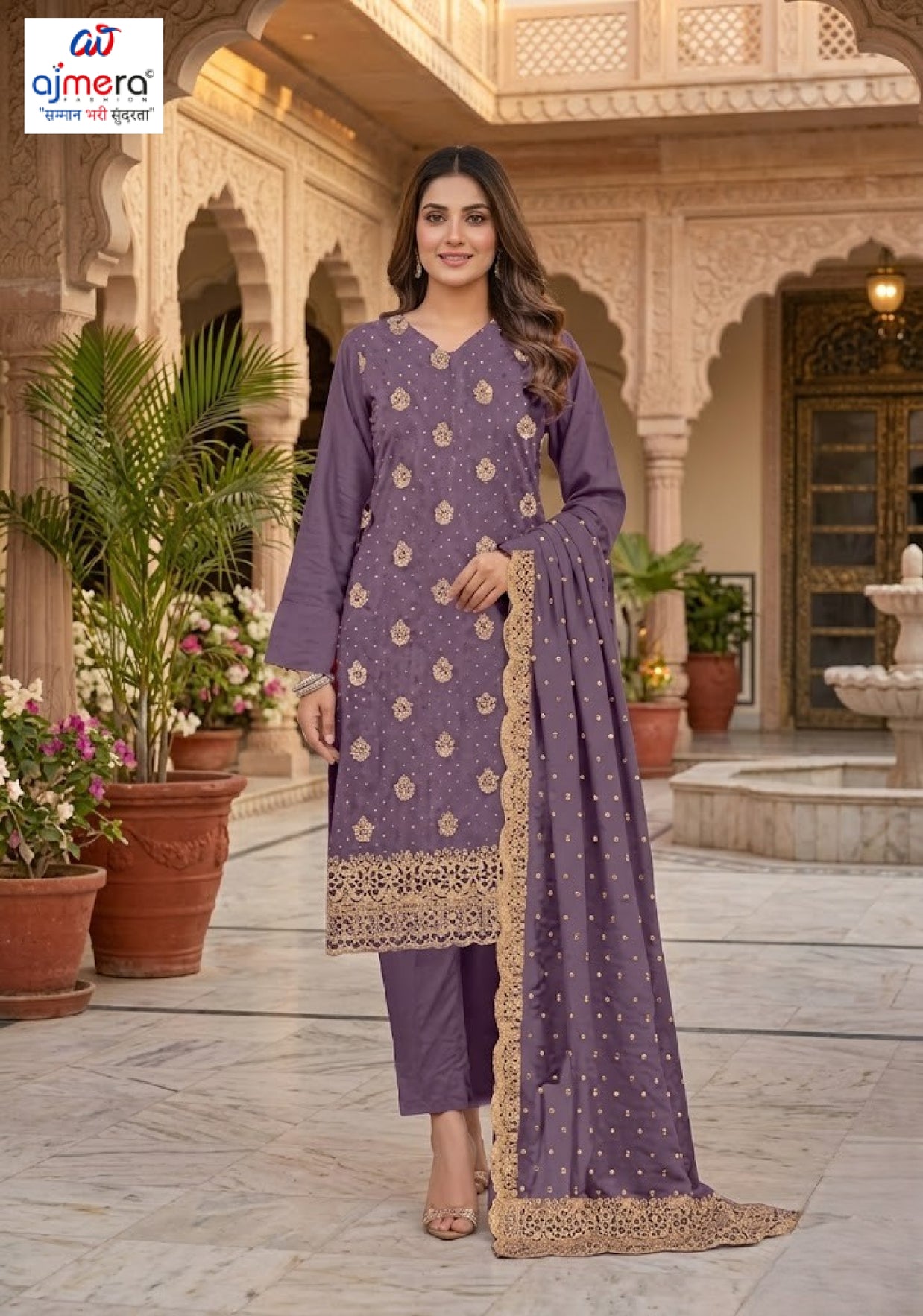Designer Unstitched Suit Fabric | YF-MOUSAM ZOYA