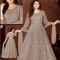 Designer Georgette Gown for Women | Gown Wholesale Online | OSC-458