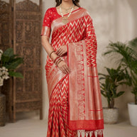 Party Elegance Jacquard Silk Saree With Blouse Piece | SPP-RICH LUME