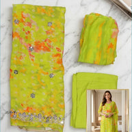 Premium Organza Unstitched Suit Set | KVV-JAIPURI BLAST VOL-1