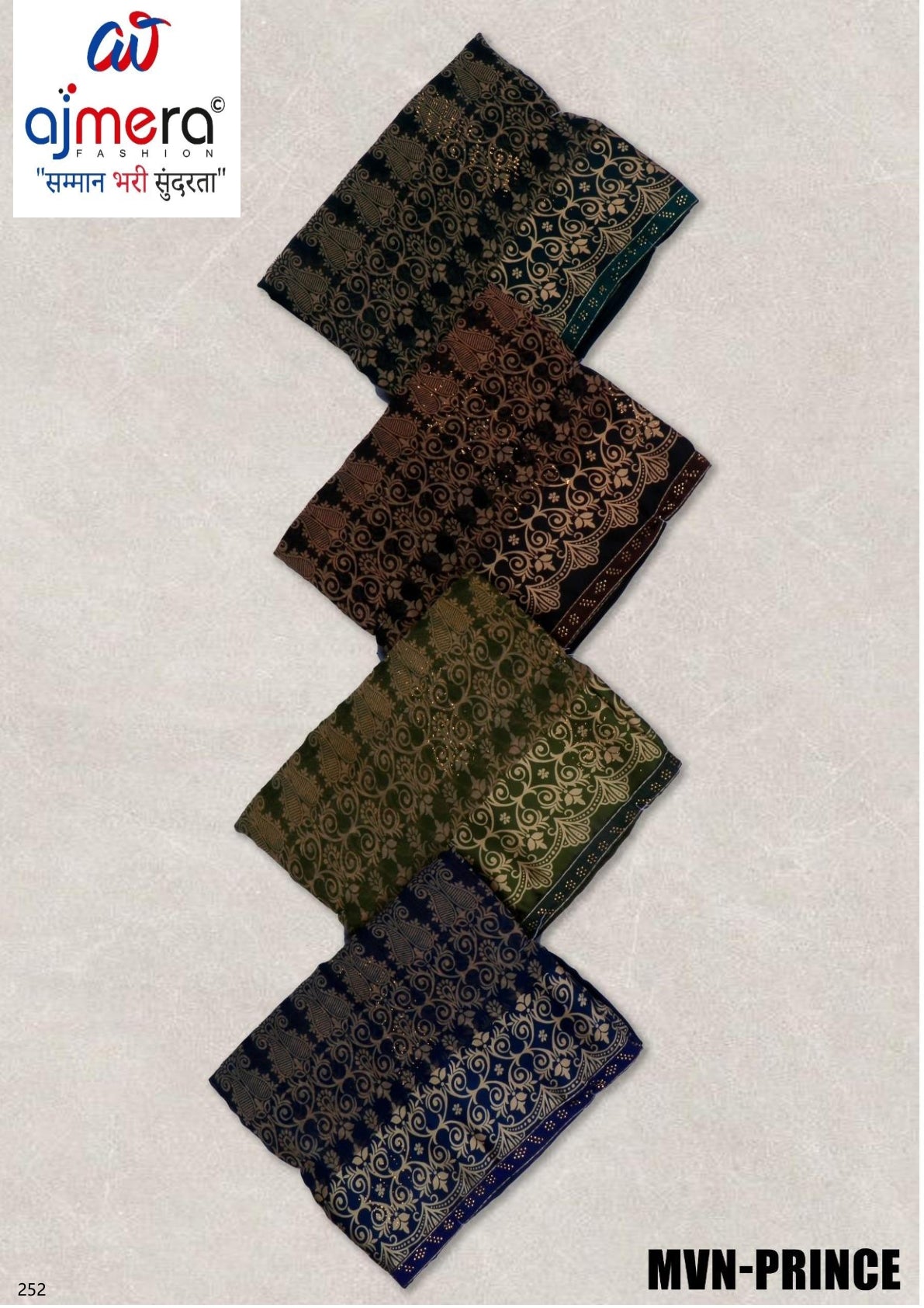 Weightless Print Loose Saree with Blouse for Premium Ethnic and Traditional Wear | MVN-PRINCE