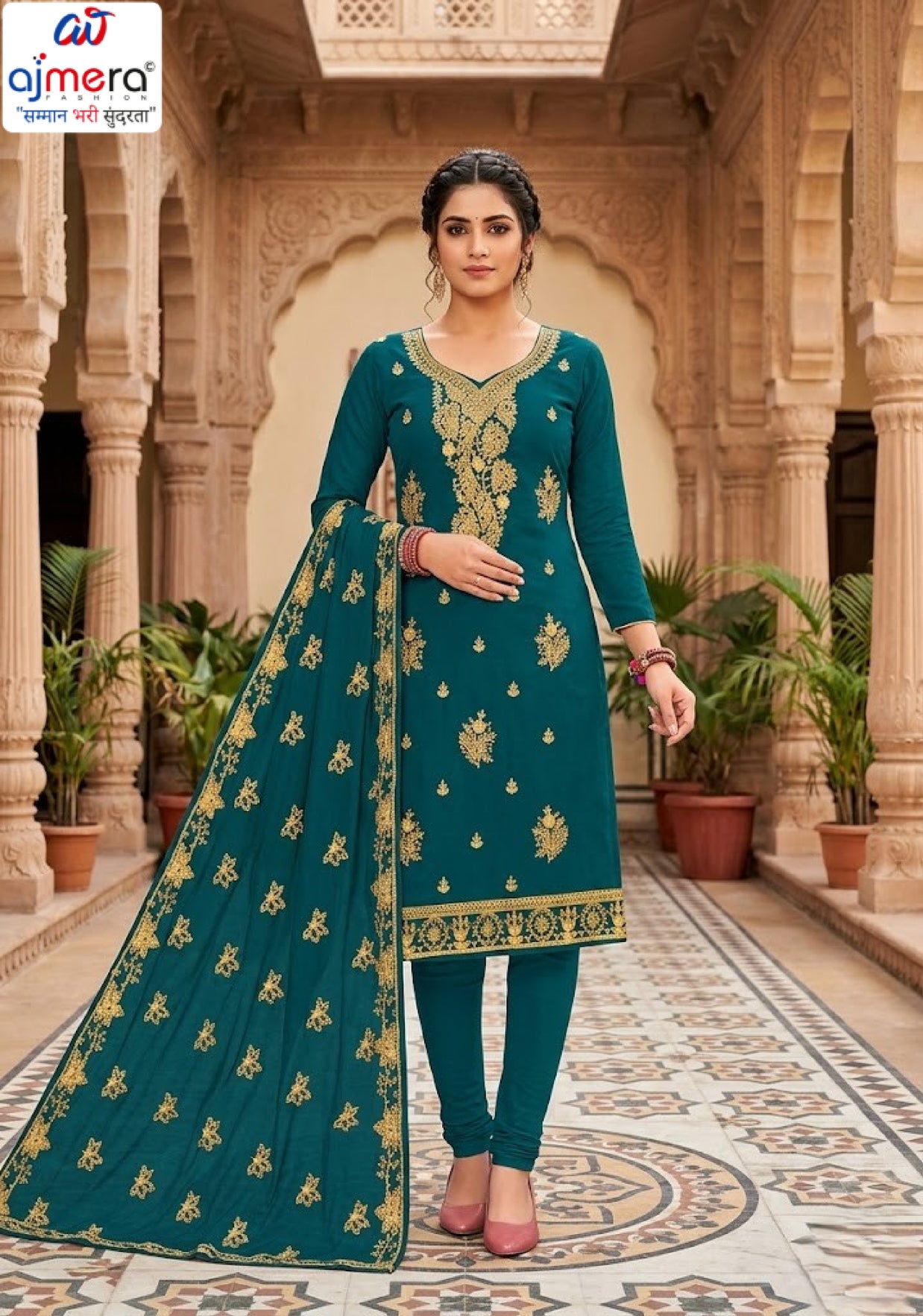 Wholesale Unstitched Suit Set for Retailers | RPY-RIVER SPACE-4