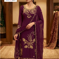 Premium Georgette Work Unstitched Suit Set | DAF-GEORGETTE WORK