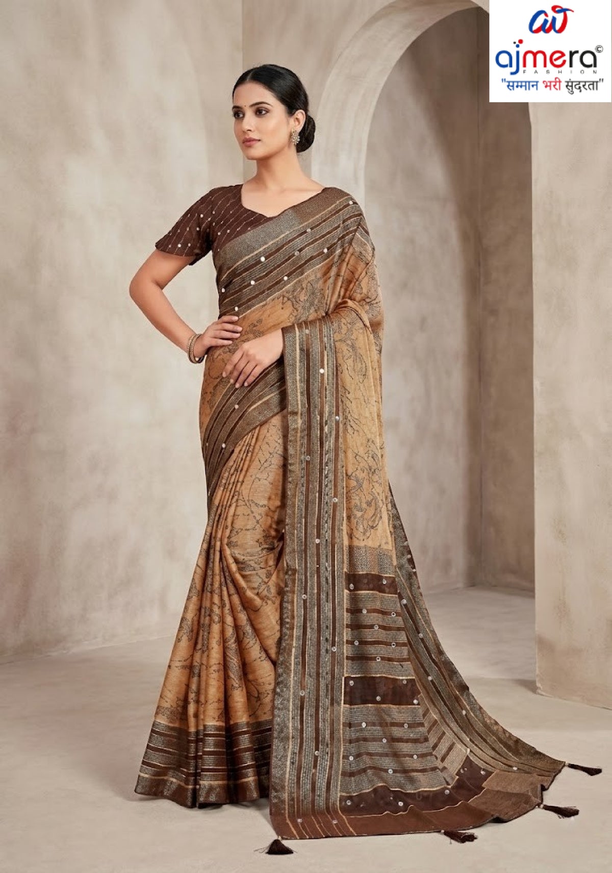 Premium Printed Saree with Matching Blouse Piece for Ethnic Elegance | RDD-VEENA VOL-07