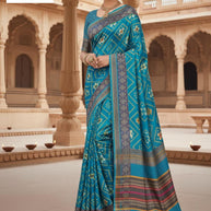 Elegant Rapier Silk Matching Saree With Blouse Piece | YDP-SUMAN