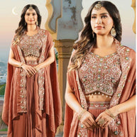 Elegant Rangoli Designer Party Wear Gown for Women | KTX-3645