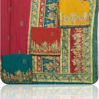Classic Printed Saree with Blouse Piece for Timeless Traditional Style | WLN-GLORIA-10902