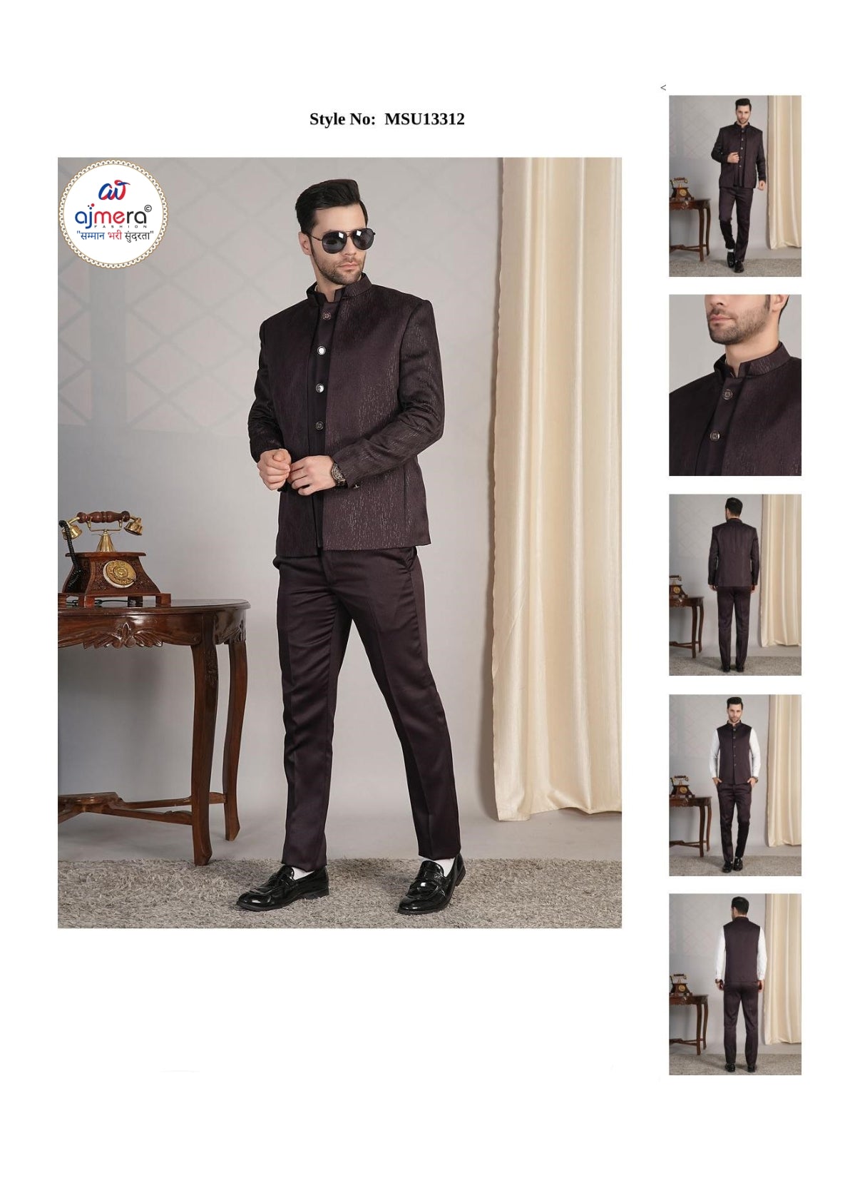 Mens Suit Exporter for Retailers | SNA-MSU13312