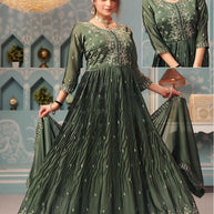 Wholesale Gowns in India Designer Rangoli Gown for Women | KTX-6133-L