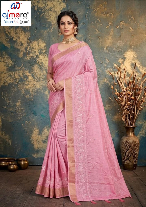 Premium Jacquard Silk Saree with Matching Blouse Piece for Ethnic Celebrations | MTE-25352