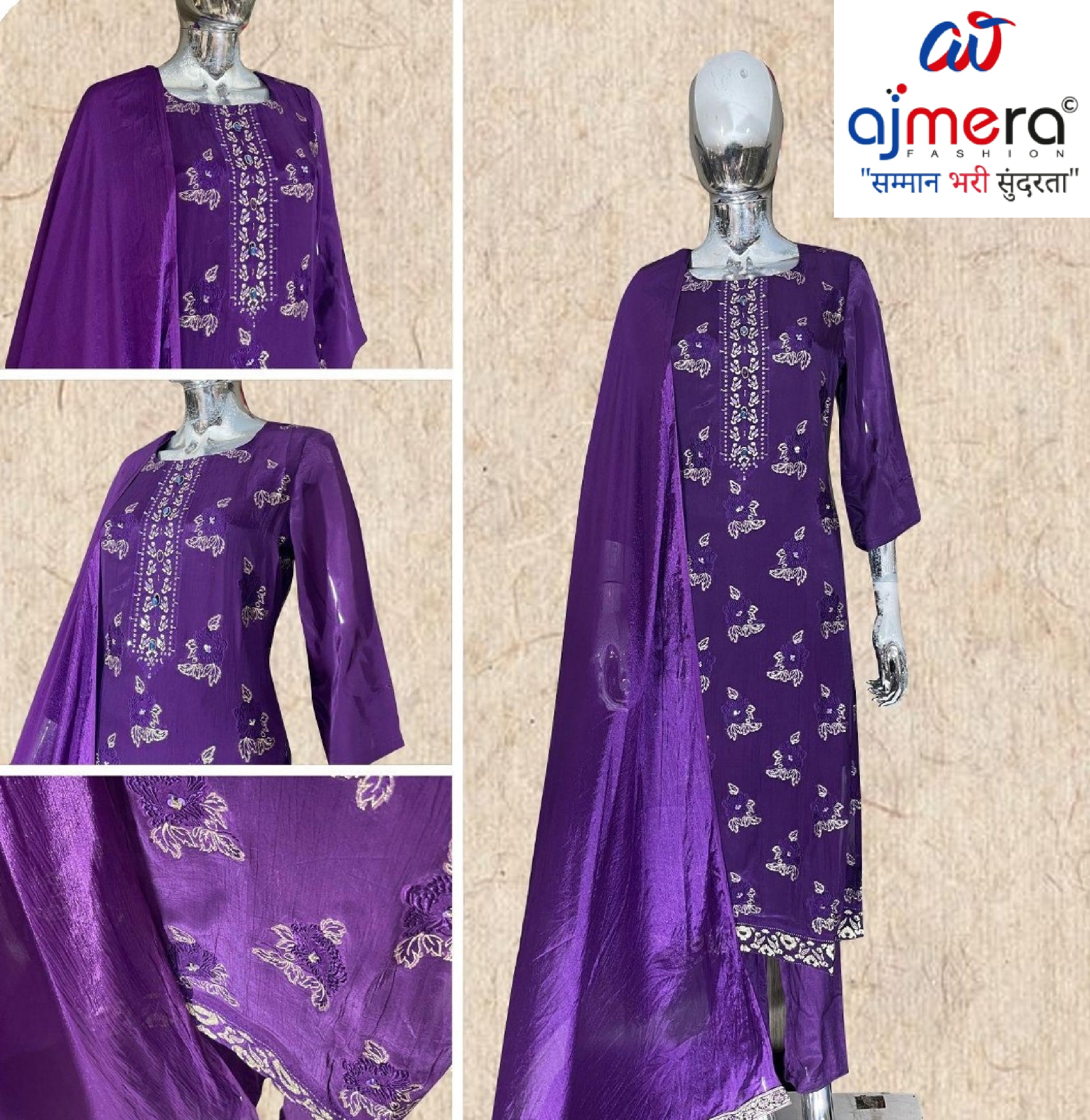 Designer Premium Ethnic Kurti Set for Women | SWE-SURVIN-6655