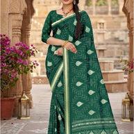 Classic Printed Saree with Blouse Piece for Timeless Traditional Style  | GLC-TARA RAM PAMPAM