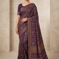 Silk Digital Printed Saree with Blouse Piece for Premium Ethnic and Traditional Wear | STG-MAHANDANA