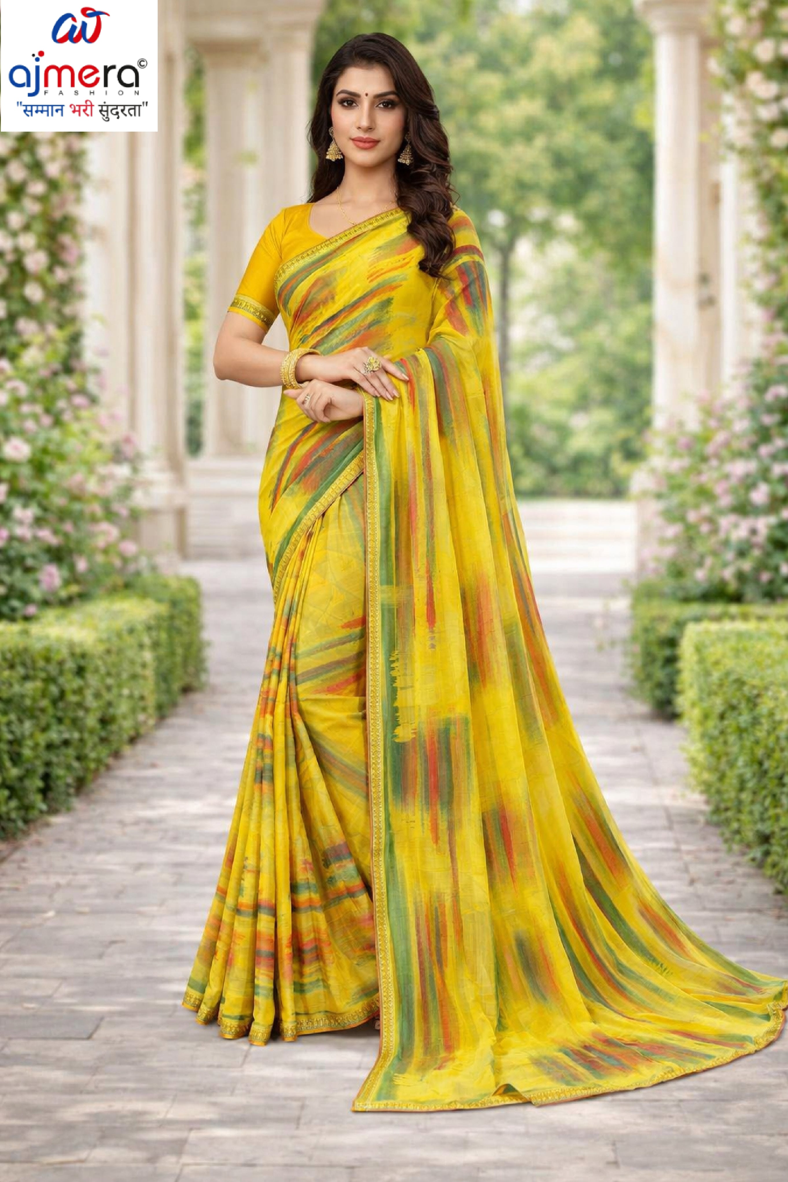 Exclusive Printed Saree with Blouse Piece for Elegant Ethnic Look  | RDD-AANVI VOL-02