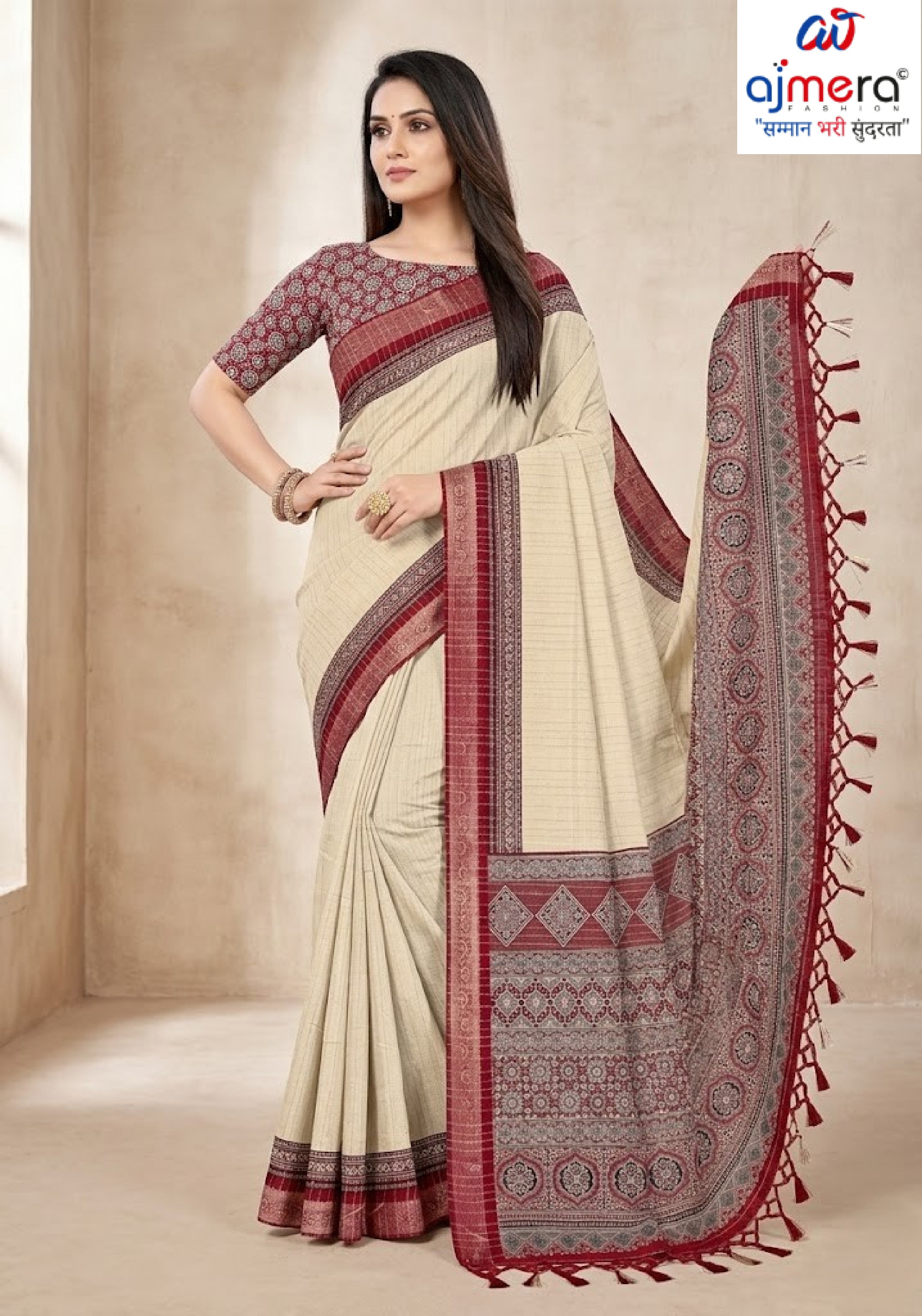 Trendy Printed Saree with Blouse Piece for Women’s Ethnic Wardrobe | PUS-JALPARI-1