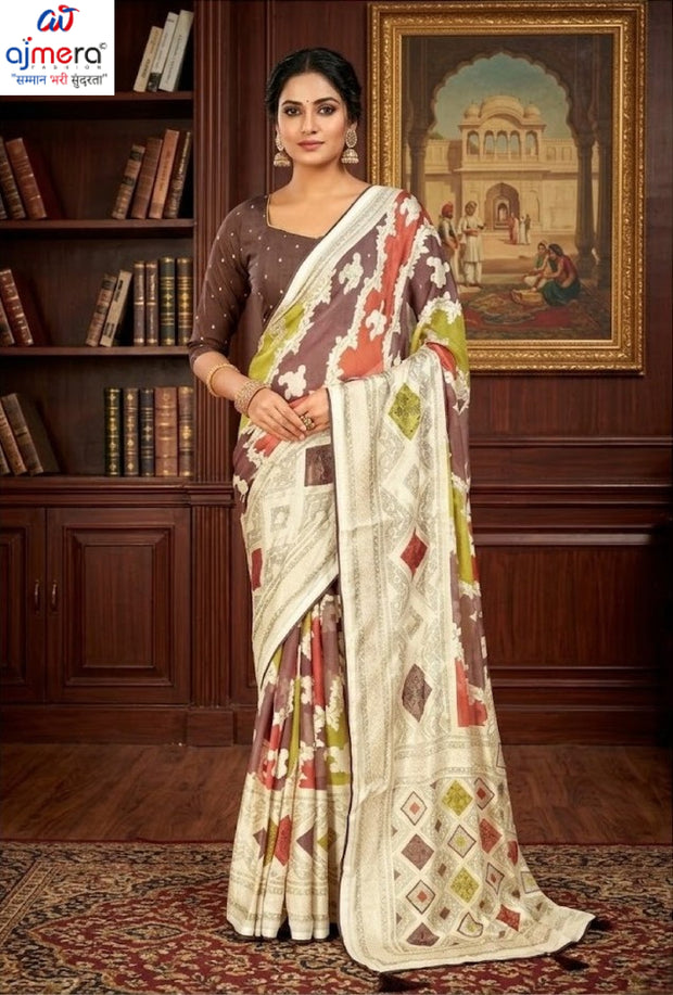 Graceful Printed Saree with Blouse Piece for Modern Ethnic Fashion  | RDD-NIDHIVAN VOL-02
