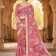 Trendy Printed Saree with Blouse Piece for Women’s Ethnic Wardrobe | SSR-YUKTI-A