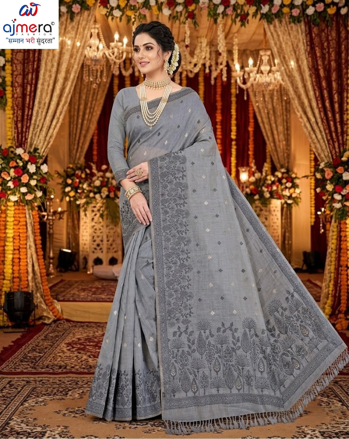 Graceful Rapier Silk Matching Saree With Blouse Piece | DBU-PYARI MUNGA VOL-2