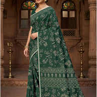 Trendy Printed Saree with Blouse Piece for Women’s Ethnic Wardrobe  | GLC-ANGEL