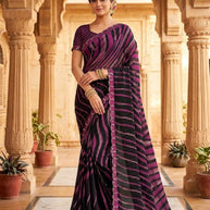 Trendy Printed Saree with Blouse Piece for Women’s Ethnic Wardrobe  | RDD-ZIYA