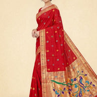 Stylish Jacquard Silk Saree with Blouse Piece for Festive Collection | TUL-SAFARI COTTON VOL-03