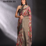 Handi Silk Handloom Silk Saree with Blouse for Premium Ethnic and Traditional Wear | ALL-HANDI SILK VOL-02