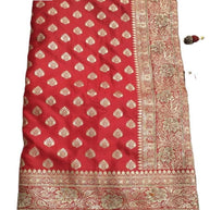 Rich Jacquard Silk Saree with Blouse Piece for Sophisticated Ethnic Style | SBV-SS-5-2290