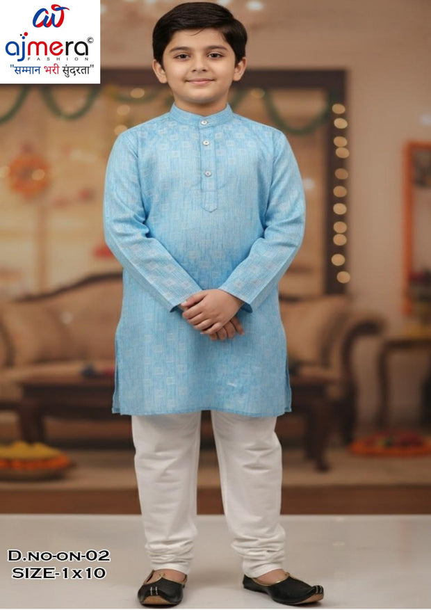 Wholesale Boys Cotton Kurta Pajama Set | JDW-ON02-12X16