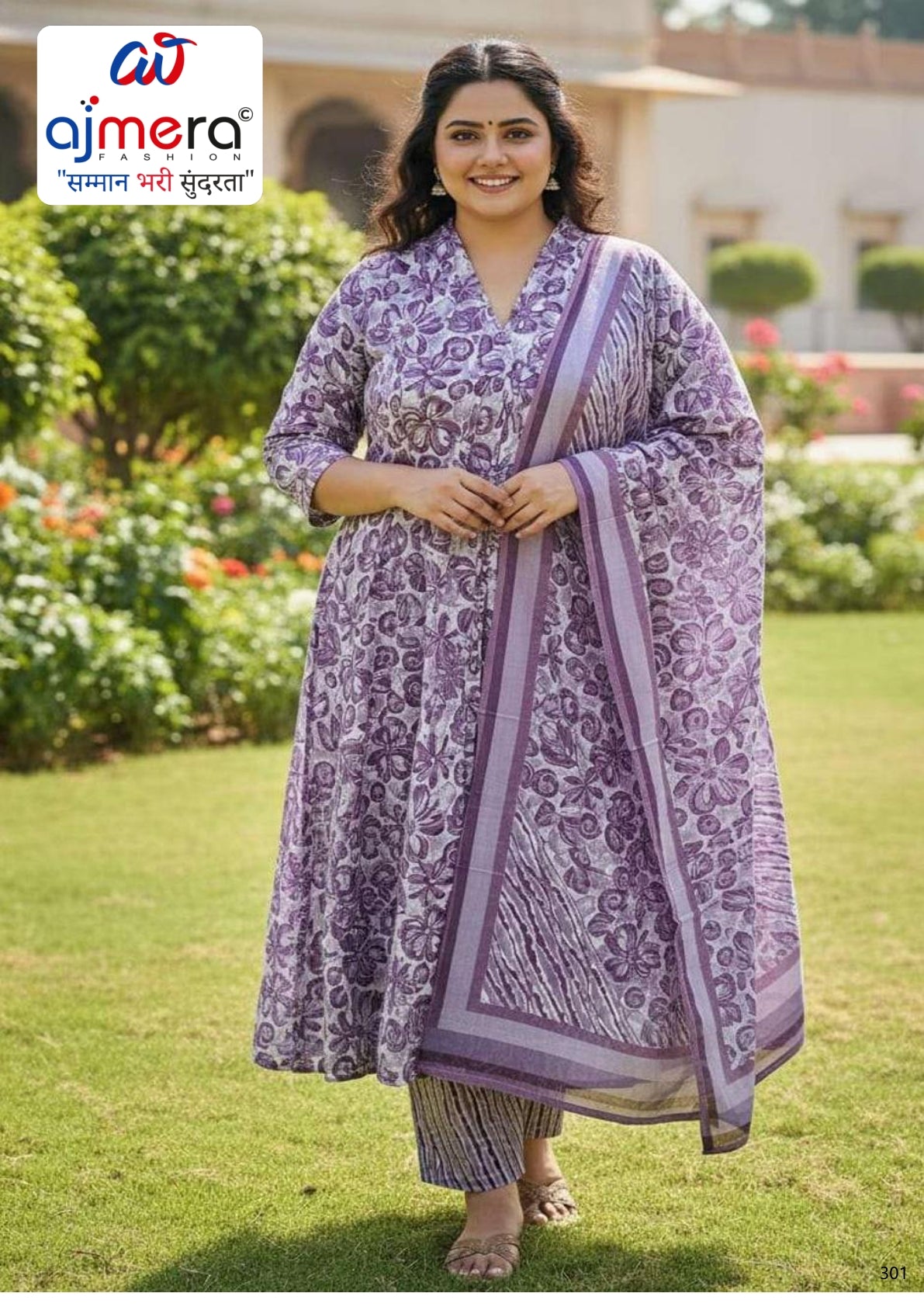 Designer Plus Size Kurti Set for Women | ASF-P2001