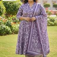 Designer Plus Size Kurti Set for Women | ASF-P2001
