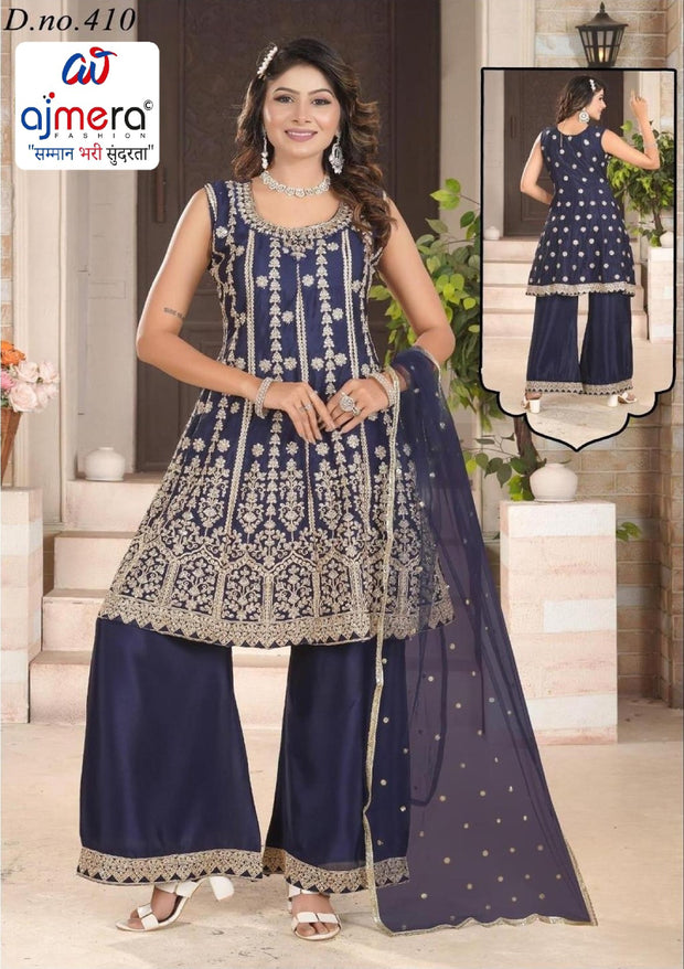 Elegant Chinon Designer Party Wear Gown for Women | SHP-410